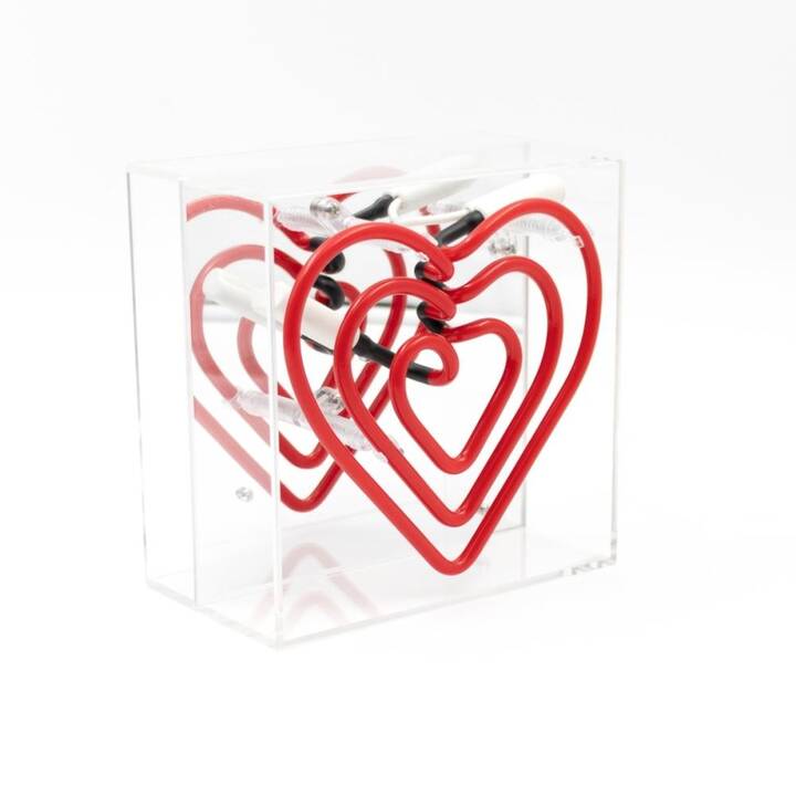 LOCOMOCEAN Stimmungslicht Heart (Transparent, Rot, 24 W)