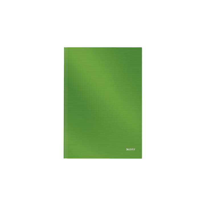 Notebook LEITZ solido, copertina rigida A4 a quadretti verde chiaro