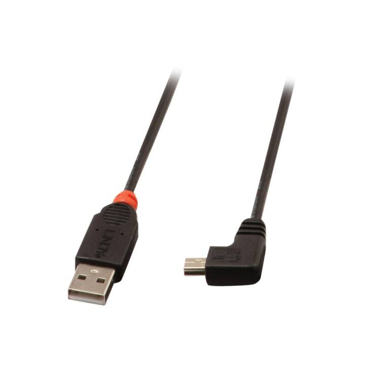 LINDY Cavo USB (USB 2.0 Mini Tipo-B, USB 2.0 Tipo-A, 2 m)