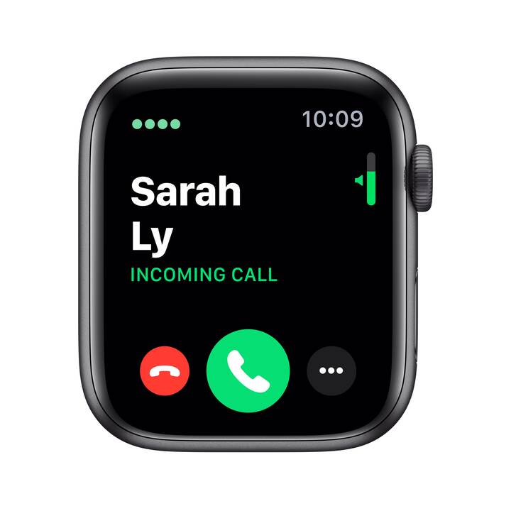 APPLE Watch Series 5 GPS + LTE Space Grey/Black (44 mm, Alluminio,  Silicone) - Interdiscount