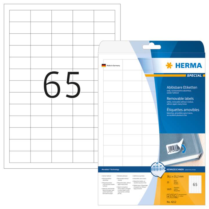 HERMA Special (21.2 x 38.1 mm)