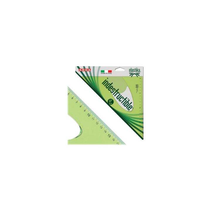 Equerre graduée Elastika Wonday 45° plastique incassable sur