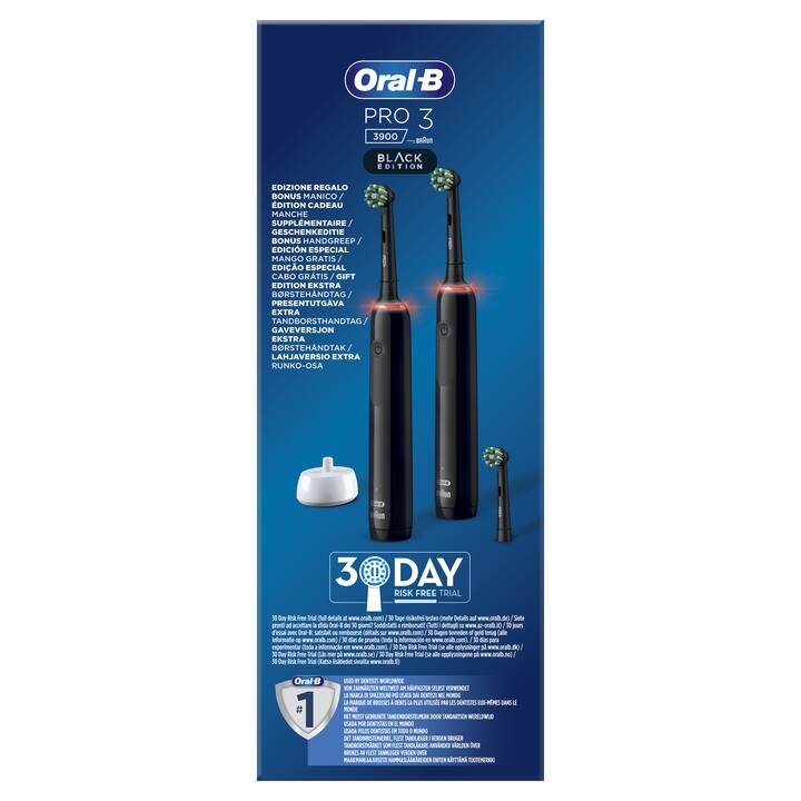 ORAL-B Pro 3 3900 Black Edition  (Nero)