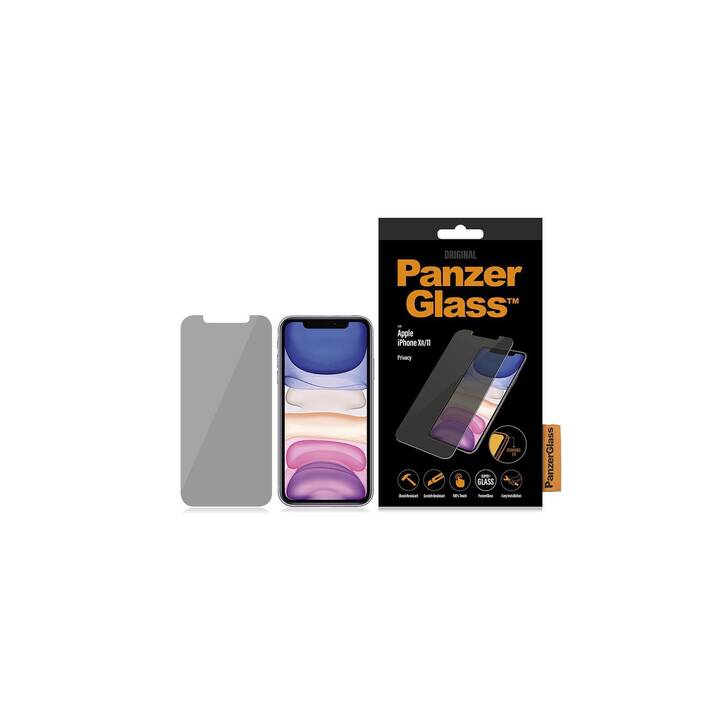 PANZERGLASS Sfoglio protezione da schermo Privacy (iPhone 11, iPhone XR, 1 pezzo)