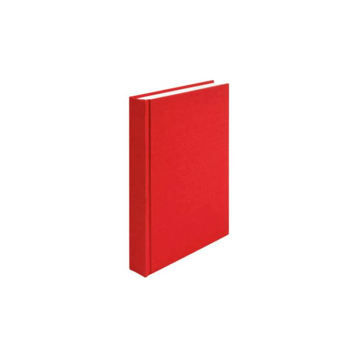 Cahier NEUTRE A6 rouge, blanc 192 feuilles