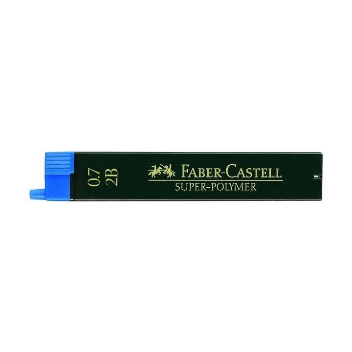 FABER-CASTELL Bleistiftmine (Schwarz, 12 Stück)