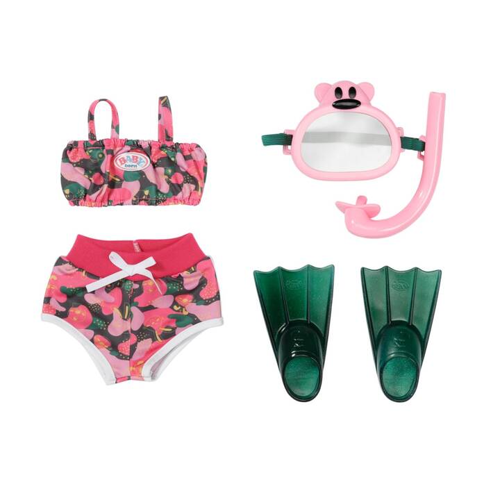 ZAPF CREATION Snorkeling Vestiti per bambole (Verde, Rosa, Multicolore)