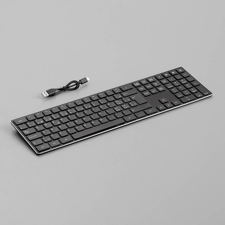 INTERTRONIC Keyboard 4 (radio-fréquence, Bluetooth, Suisse, Sans fil)