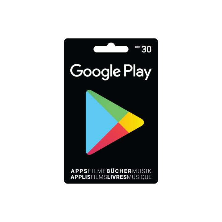 Google Play Card 30 CHF