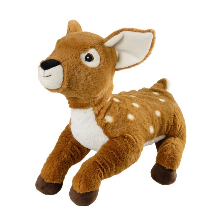 WARMIES Peluche chauffante Deer (Cerf, Lavande)