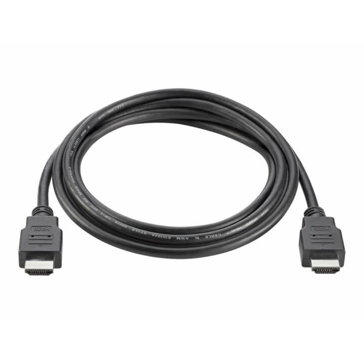 HP Standard HDMI-Kabel, Schwarz, 1.8 m