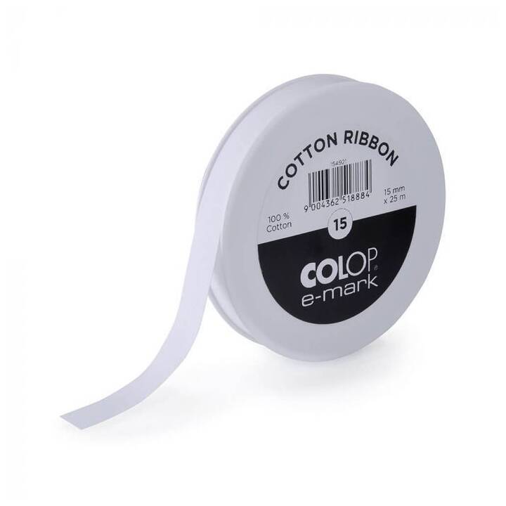 COLOP Textilband (Weiss, 25 m)