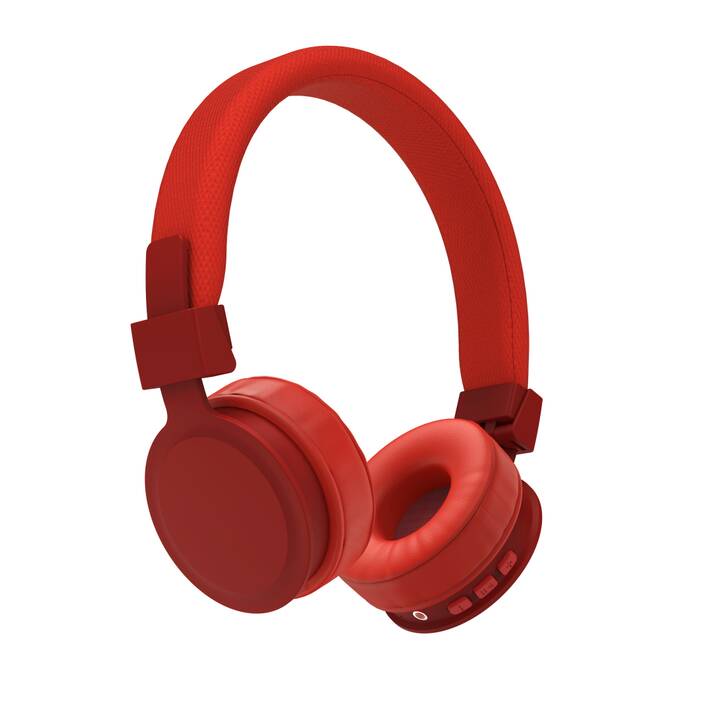 HAMA Freedom Lit (On-Ear, Bluetooth 5.0, Rot)