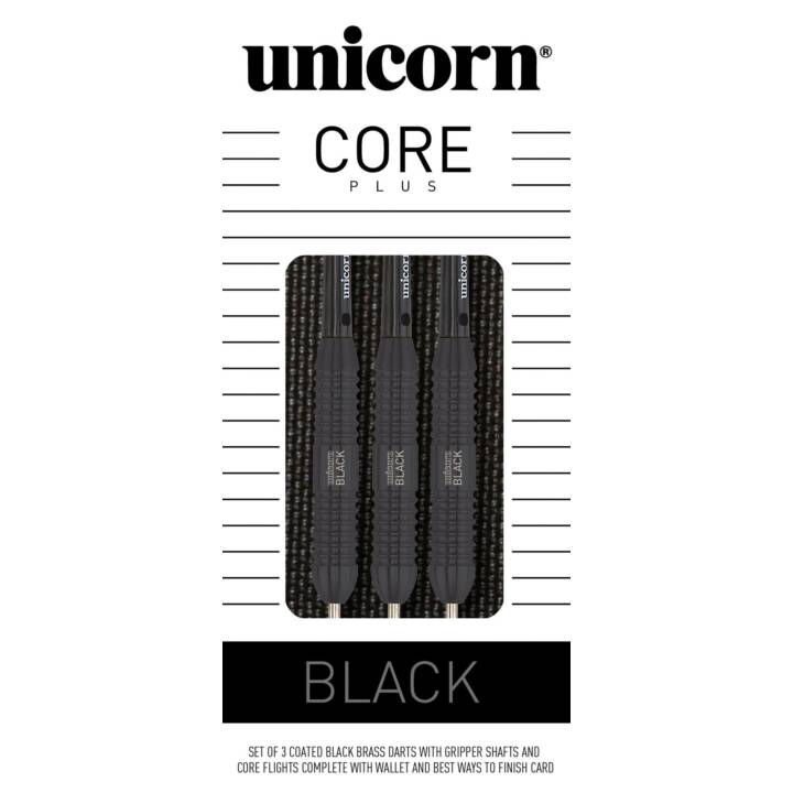 UNICORN frecce freccette dardo Core Plus Win Black Brass
