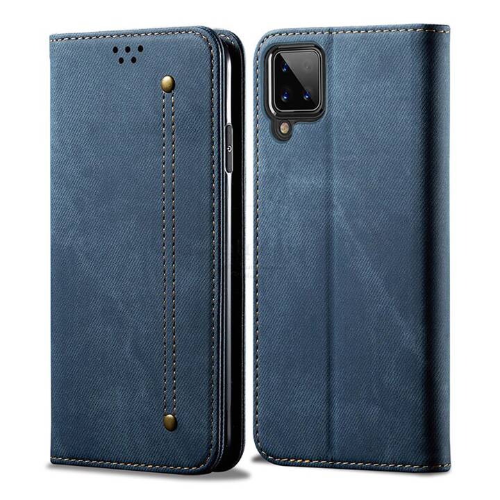 EG Mornrise custodia a portafoglio per Samsung Galaxy A12 6.5" (2021) - blu
