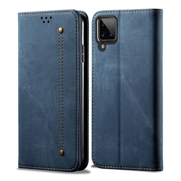 EG Mornrise Wallet Case für Samsung Galaxy A12 6.5" (2021) - Blau