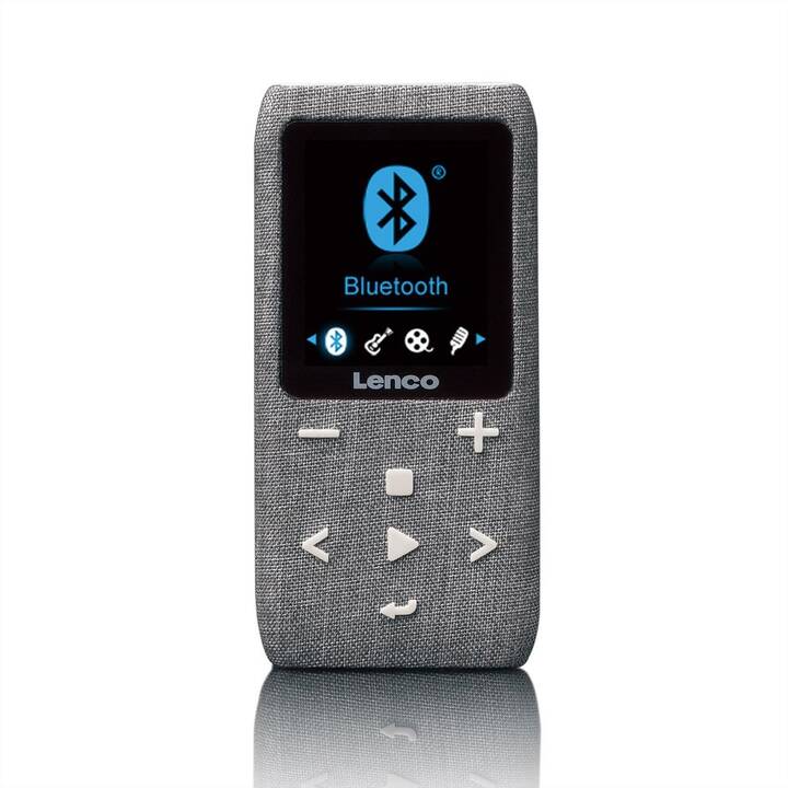 LENCO Lecteur MP3 Xemio 861 (8 GB, Gris, Bluetooth 4.2)