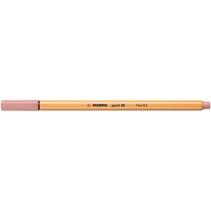 STABILO Point 88 Rouge Fineliner (Pink, Rot, 1 Stück)