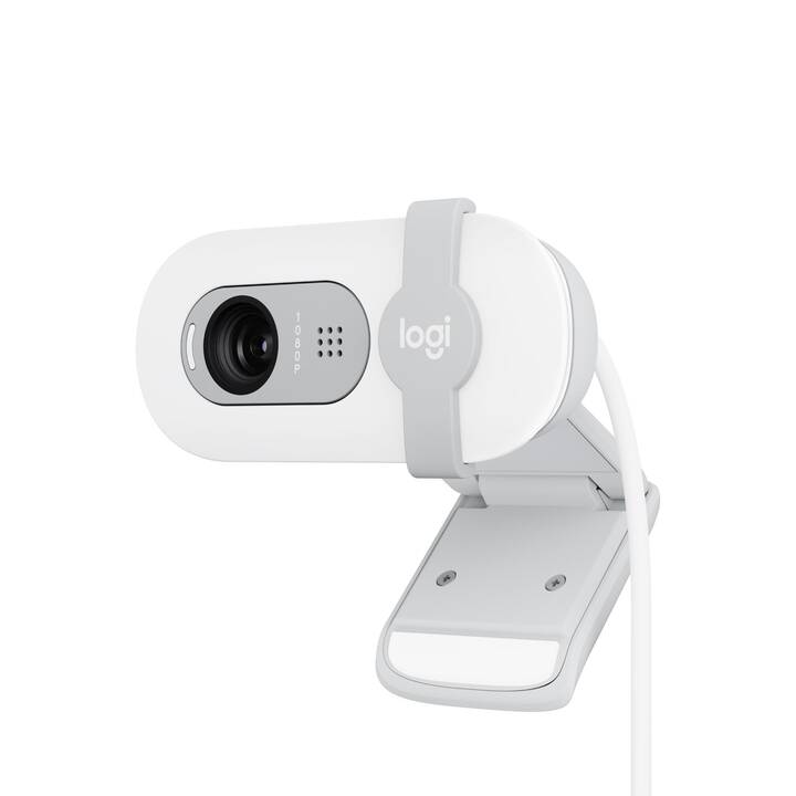 LOGITECH Brio 100 Webcam (2 MP, Weiss)