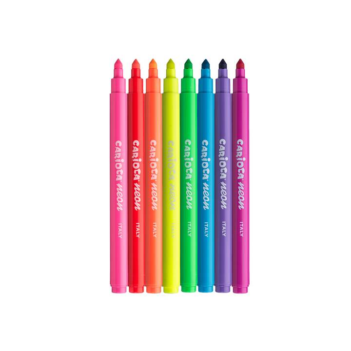 CARIOCA Neon Crayon feutre (Multicolore, 8 pièce)