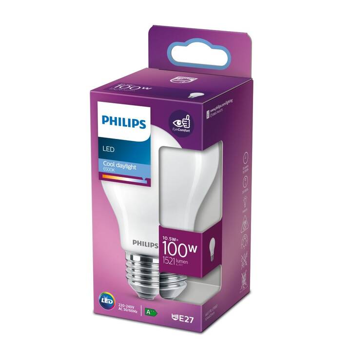 PHILIPS Ampoule LED (E27, 10.5 W)