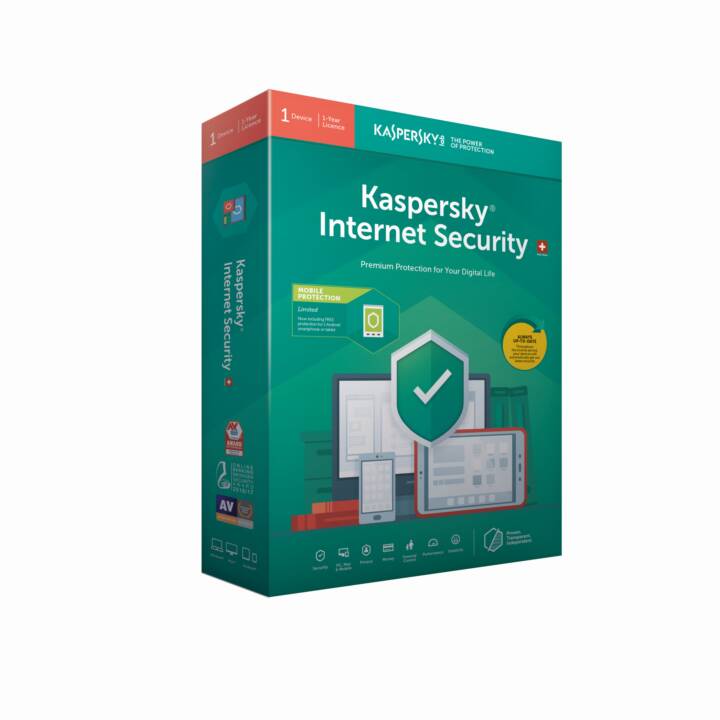 KASPERSKY LAB Internet Security Base (Licence, 1x, 1 année, Français, Allemand, Italien)