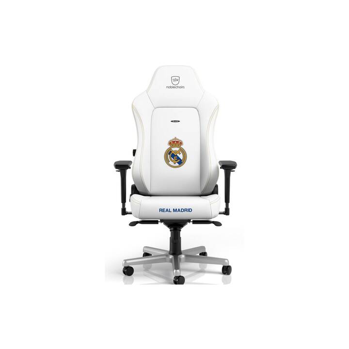 NOBLECHAIRS Sedia da gaming Real Madrid Edition (Bianco)
