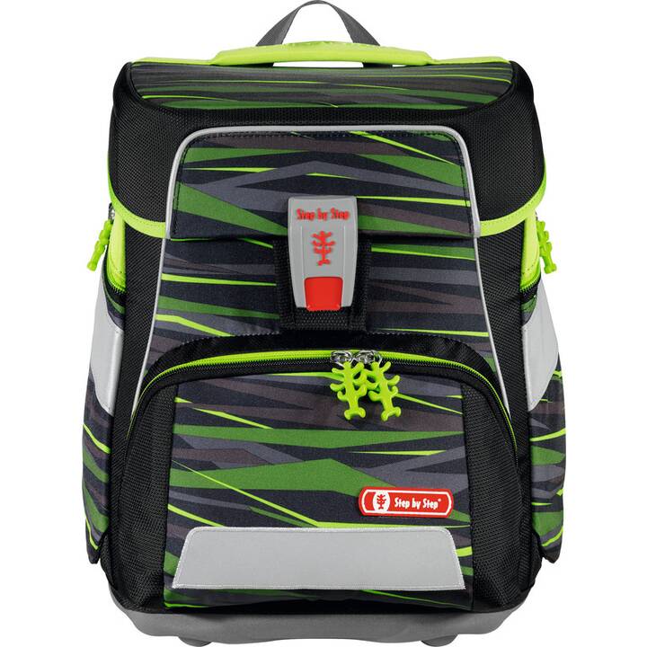 STEP BY STEP Set di borse Space Wild Cat Chiko (20 l, Nero, Verde)