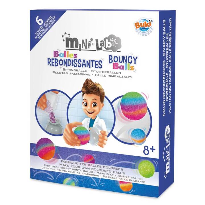 BUKI Boîte d'expérimentation Mini balles rebondissantes de laboratoire BUKI