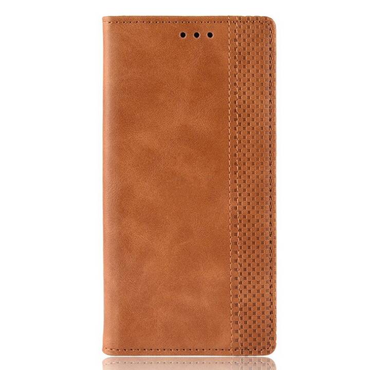 EG Mornrise custodia a portafoglio per Xiaomi Redmi Note 9T 6.53" (2021) - marrone