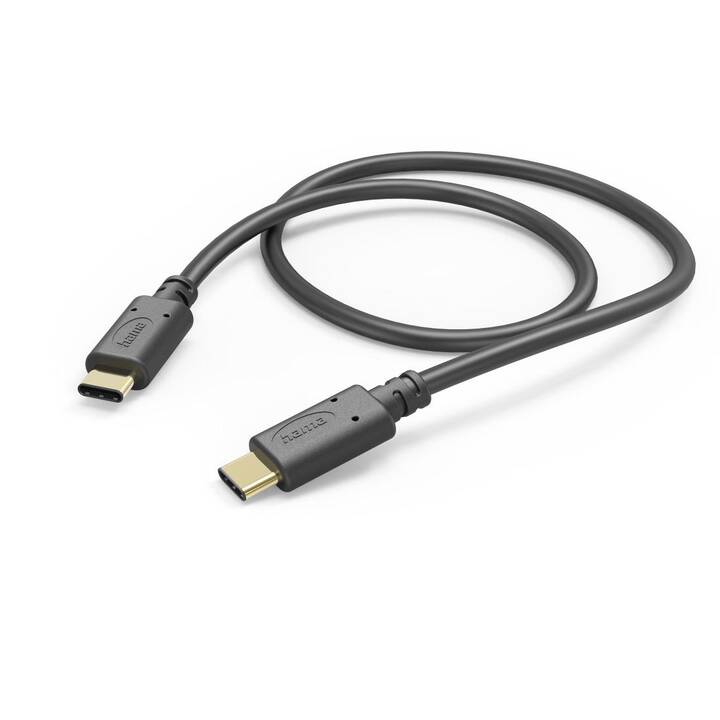 HAMA USB-Kabel (USB 2.0 Typ-C, 1 m)