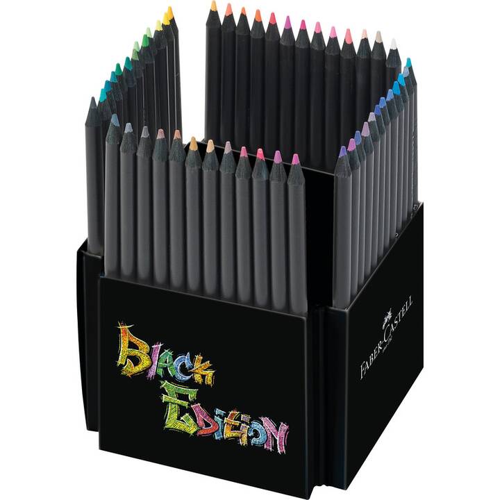 FABER-CASTELL Crayons de couleur (Multicolore, 50 pièce)