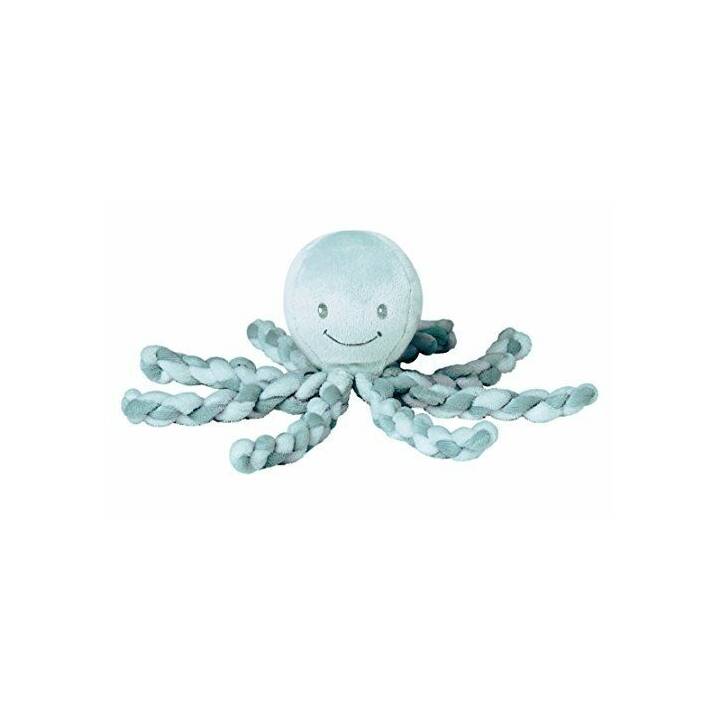 NATTOU Octopus (23 cm, Bleu clair)
