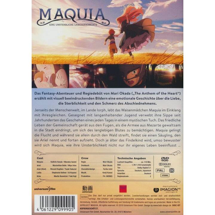 Maquia - Eine unsterbliche Liebesgeschichte (DE, JA)