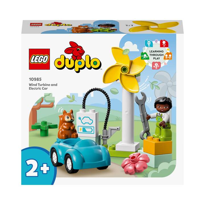 LEGO DUPLO Windrad und Elektroauto (10985)