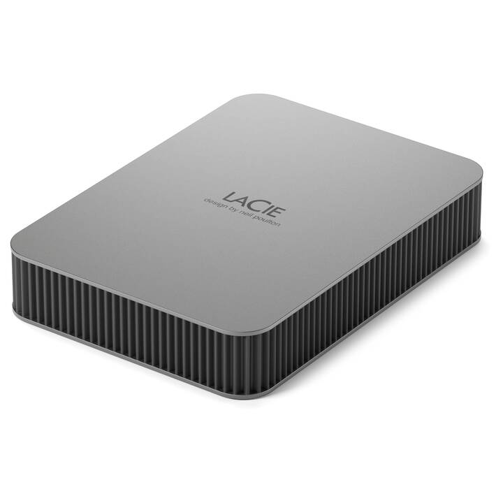 LACIE Mobile Drive (USB Typ-C, 5 TB, Grau)