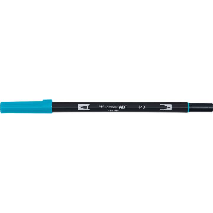 TOMBOW Dual Brush ABT 443 Crayon feutre (Turquoise, 1 pièce)