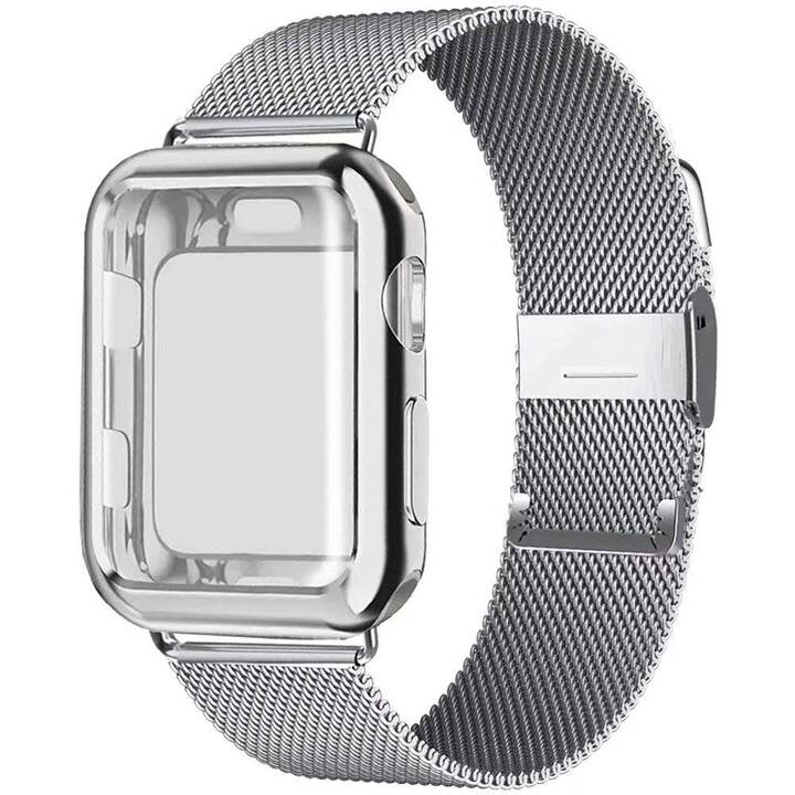 EG Housse de protection (Apple Watch 38 mm, Argent)
