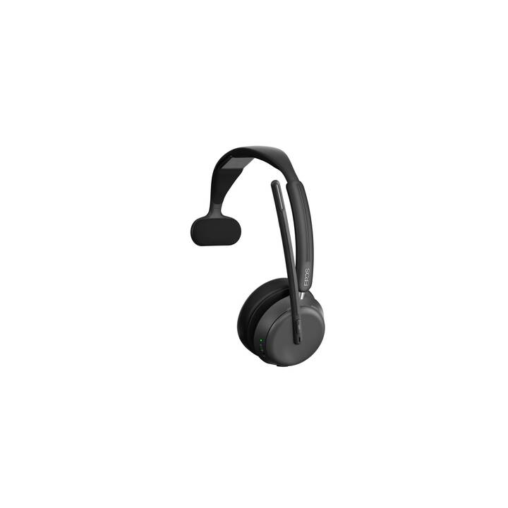 EPOS Office Headset Impact 1030T (On-Ear, Kabel und Kabellos, Schwarz)