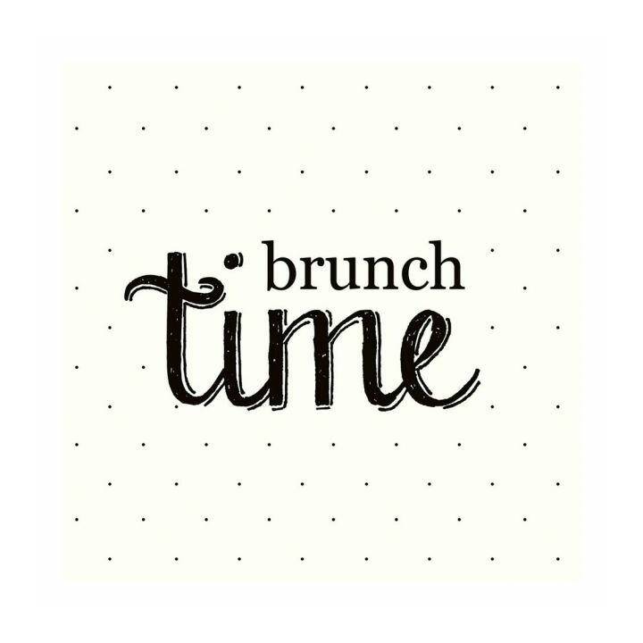 STEWO Papierserviette Brunch time (33 cm x 33 cm, 12 Stück)