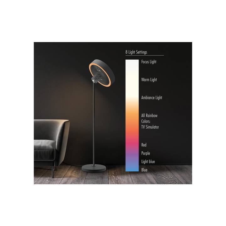 TRISA Standventilator Light Ambiance (58.4 dB, 15 W)