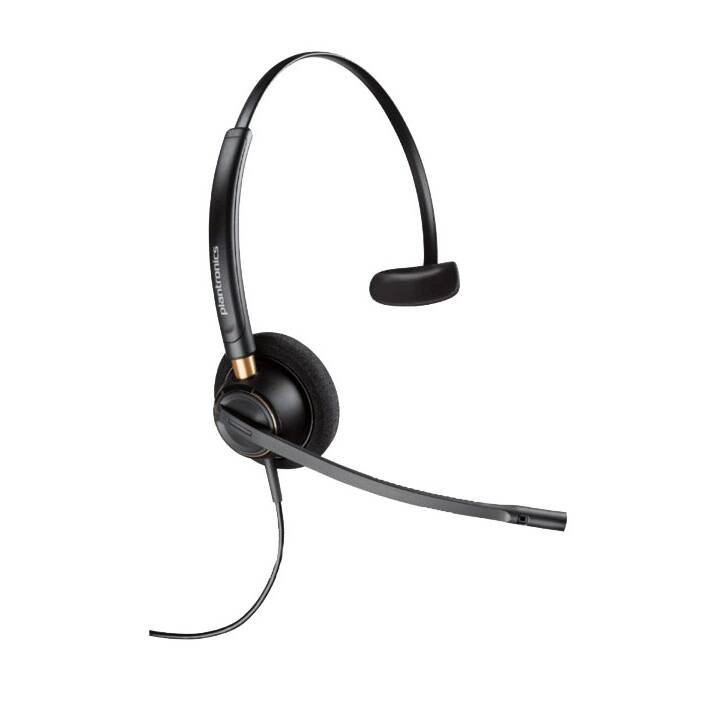 PLANTRONICS Office Headset (On-Ear, Kabel, Schwarz)