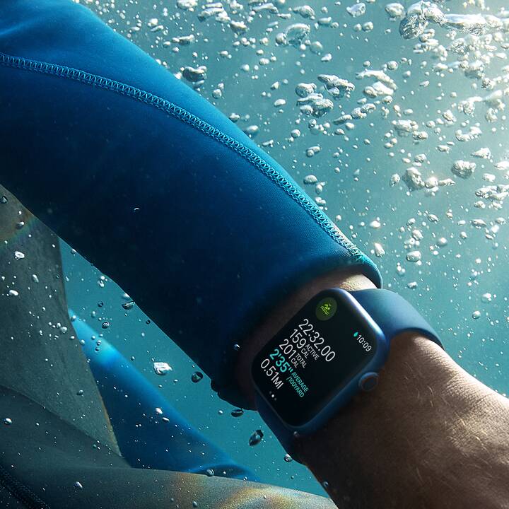 APPLE Watch Nike Series 7 GPS + Cellular (45 mm, Aluminium)