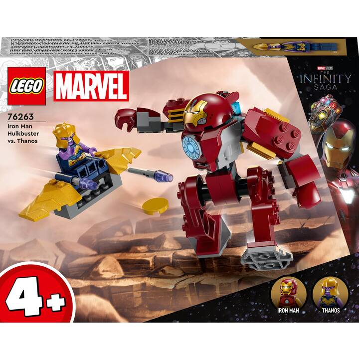 LEGO Marvel Super Heroes La Hulkbuster d’Iron Man contre Thanos (76263)