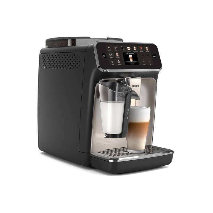 PHILIPS Series 5500 EP5547/90 (Chrome, Noir, 1.8 l, Machines à café automatique)