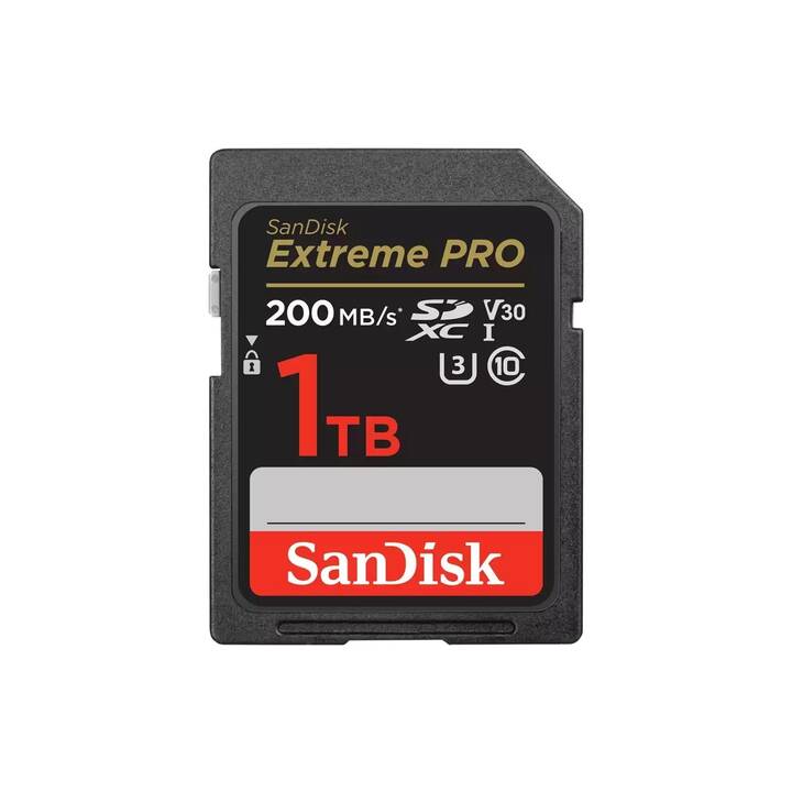 SANDISK SDXC Extreme PRO (Class 10, 1000 GB, 200 MB/s)