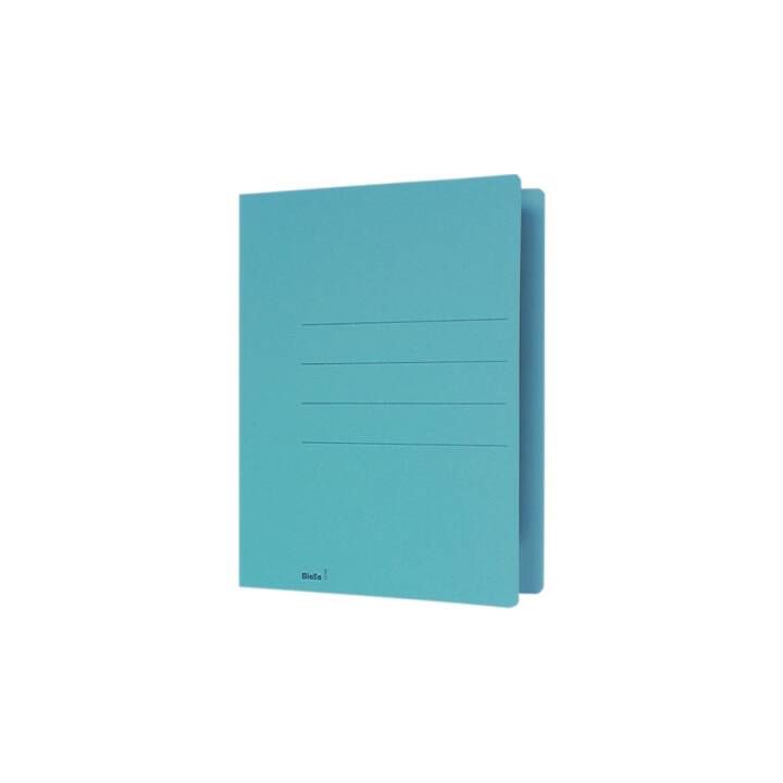 BIELLA Cartellina trasparente (Blu, A4, 100 pezzo)