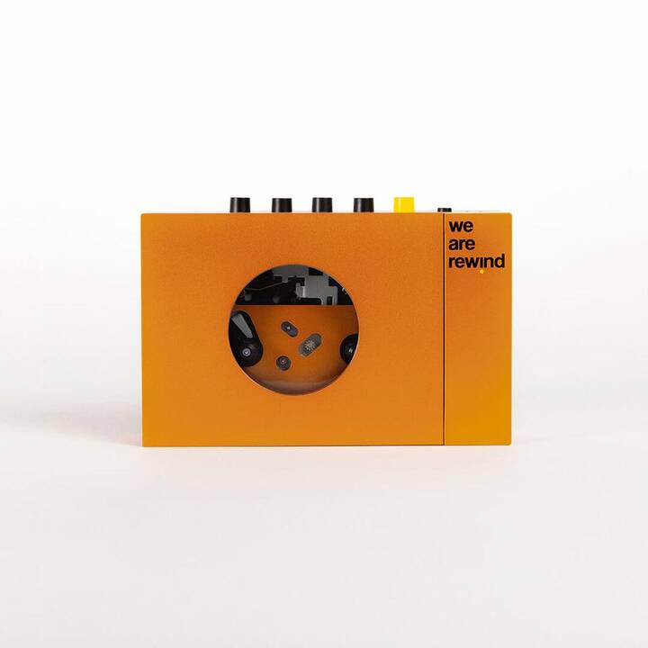 WE ARE REWIND Piastra a cassette (Arancione)