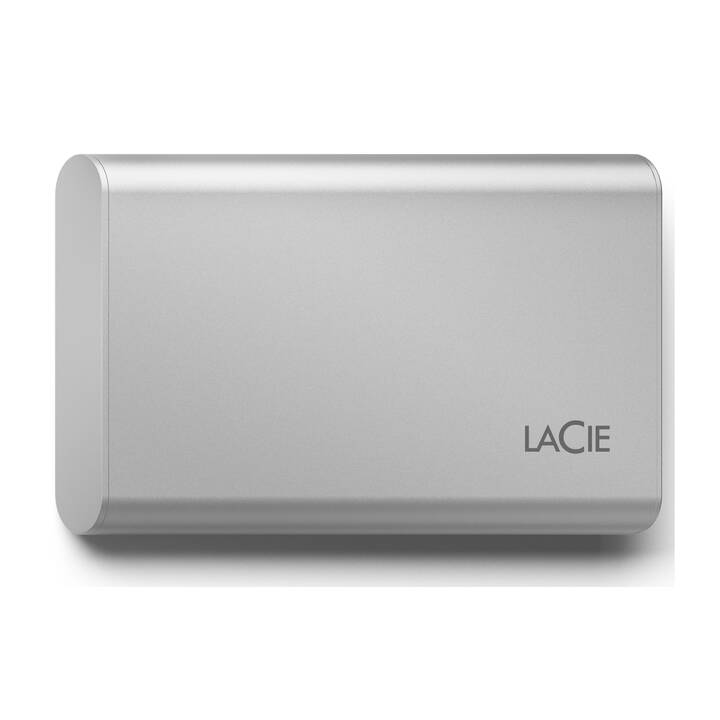 LACIE STKS2000400 (USB Typ-C, 2 TB, Silber)