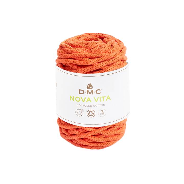 RICO DESIGN Makramee-Kordel Nova Vita (250 g, Orange)